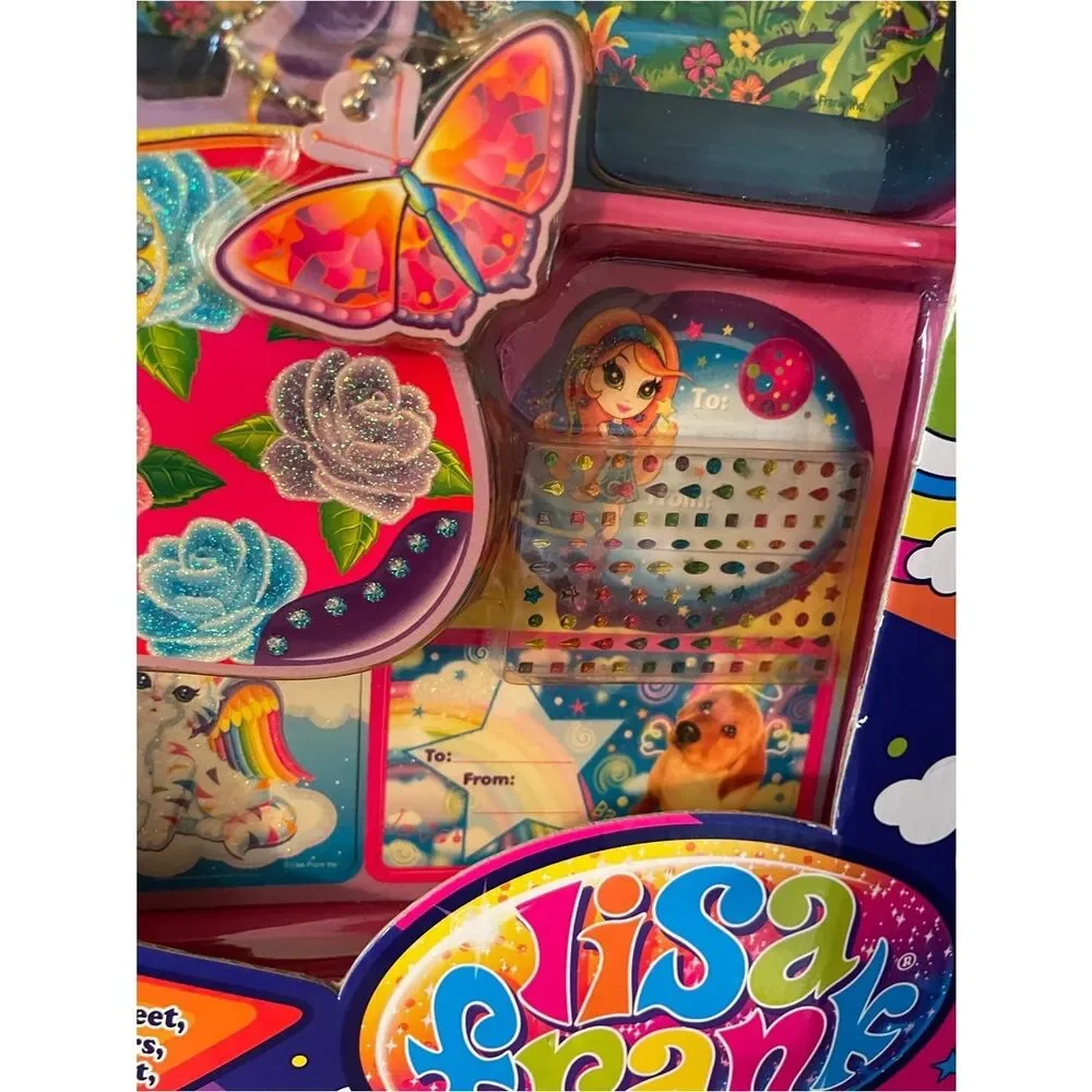Lisa Frank Star-Studded Stationery Set - Rainbow Colors Y2K Rare Set 750 piece